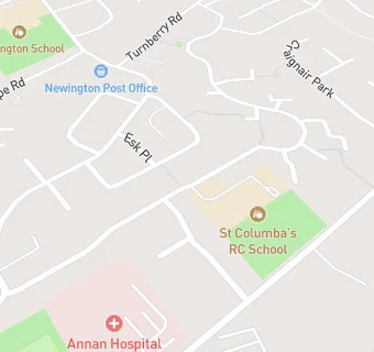 map for St Columba's R C Primary School