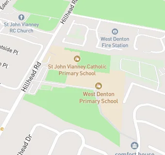 map for West Denton Primary School