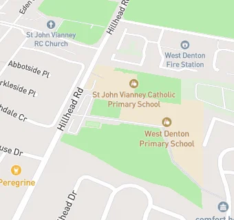map for West Denton Indoor Bowls Centre