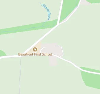 map for Beaufront First School