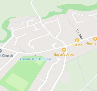 map for Queens Arms Hotel