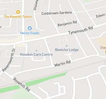 map for Howdon Care Centre