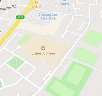 map for Lisneal College