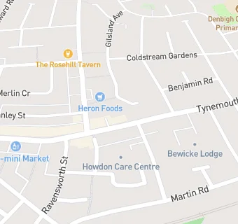 map for Greggs Bakery Outlet Store 2028