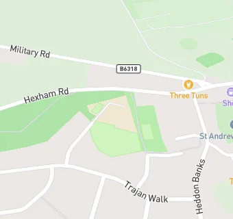 map for Heddon-on-the-Wall, St Andrew's Church of England Primary School