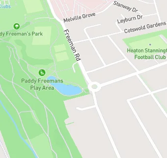 map for Urban Green Cafe in Paddy Freemans Park