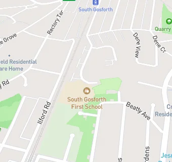 map for South Gosforth First School