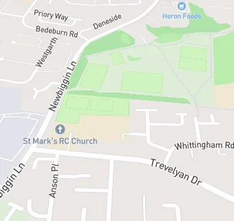 map for St Mark's RC Primary School