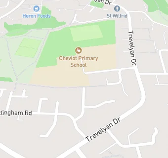 map for Cheviot Primary School