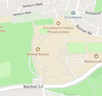 map for Kenton School