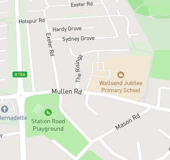 map for Wallsend Jubilee Primary School