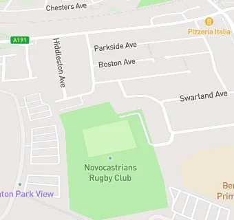 map for Novocastrians RUFC