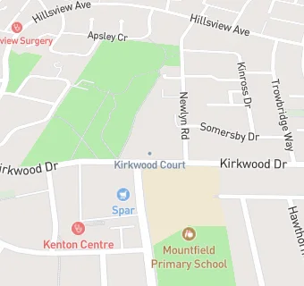 map for Kirkwood Court