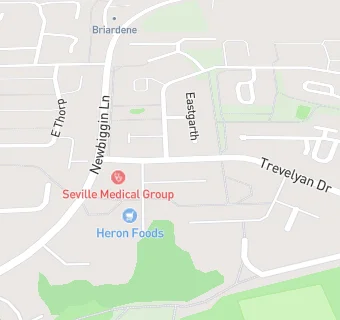 map for Trevelyan Drive