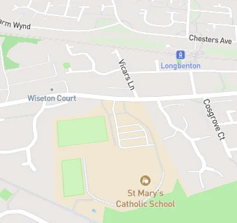 map for St Mary's Catholic Comprehensive School