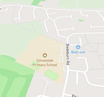 map for Simonside Primary School