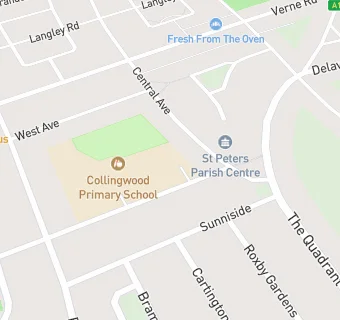 map for Collingwood Primary School