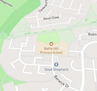 map for Battle Hill Primary School