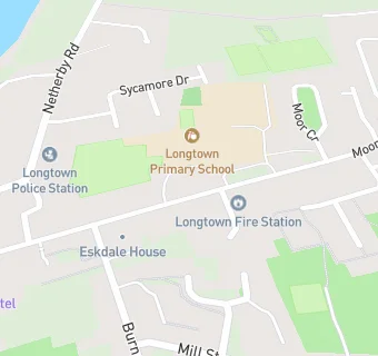 map for Longtown Primary School