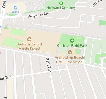 map for Gosforth Central Middle School