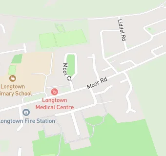 map for Longtown Medical Practice