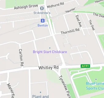 map for Bright Start Childcare