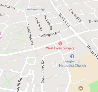 map for West Farm Surgery