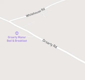 map for Groarty House and Manor B & B