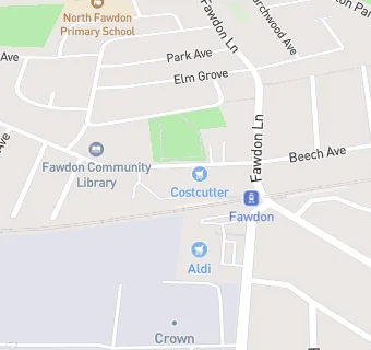 map for Fawdon Tandoori