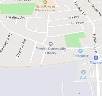 map for Fawdon Wine Centre