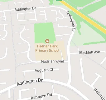 map for Hadrian Park Primary School