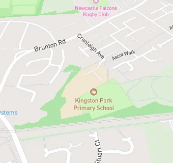 map for Kingston Park Primary School