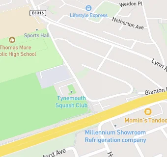 map for Tynemouth And District Motor Club