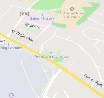 map for Templemore Sports Complex