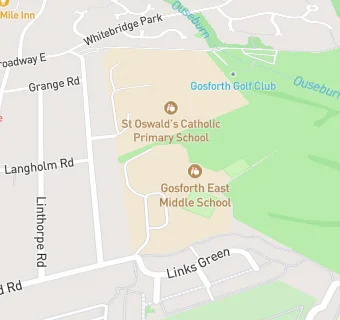 map for Gosforth East Middle School