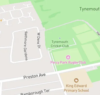 map for Tynemouth Cricket Club