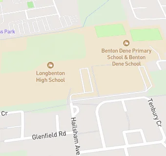 map for Longbenton High School