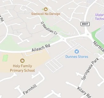 map for Holy Family Primary School