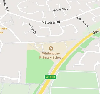 map for Whitehouse Primary School