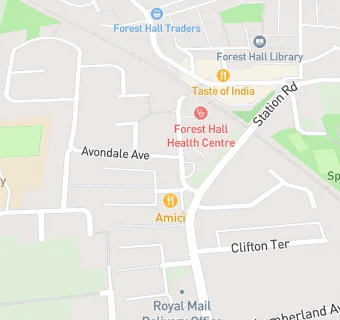 map for Forest Hall Pharmacy