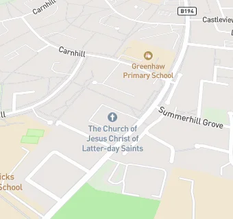 map for St Patrick's Primary School