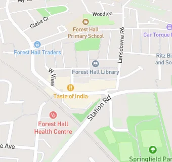 map for Forest Hall Post Office And Newsagent