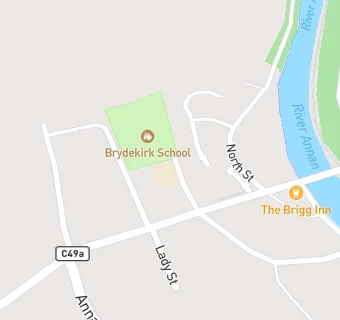 map for Brydekirk School