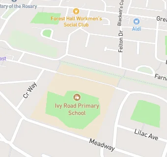 map for Ivy Road Primary School