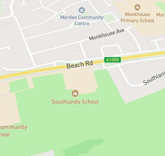 map for Southlands School