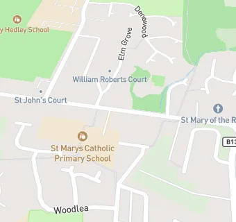 map for St Marys Catholic Primary School, Forest Hall