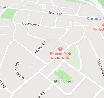 map for Brunton Park Health Centre