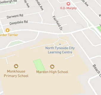 map for Marden High School