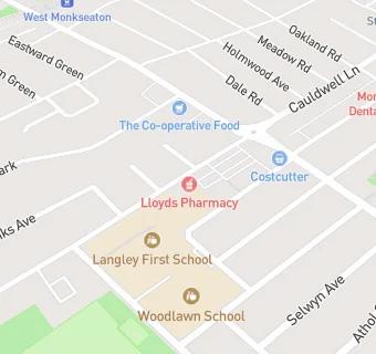map for Monkseaton Pharmacy