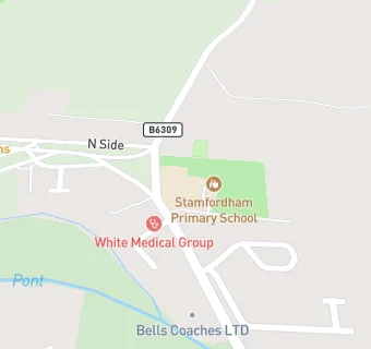 map for Stamfordham Primary School